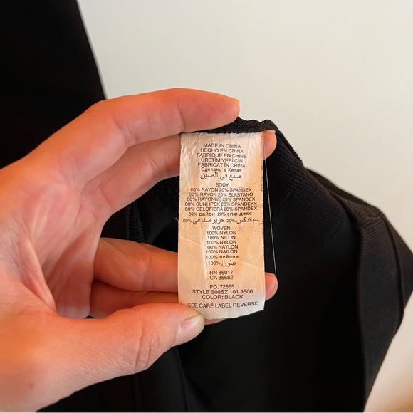 BEBE Little Black Dress size Small - Picture 5 of 6